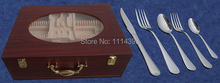 2234-P518 Stainless steel  Cutlery set 72pcs with Wooden Case/ Flatware set 72PCS with Wooden Box/ Cutlery set 72pcs as Gift 2024 - buy cheap