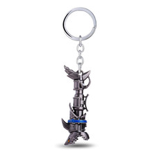12pcs/lot online game Heroes Jinx Darts keychain Zinc Alloy Metal Key Chain Ring Holder Jewelry For Men Women 2024 - buy cheap