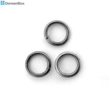 Doreen Box Lovely 1200 Gunmetal Open Jump Rings 5mm Findings  (B05521) 2024 - buy cheap