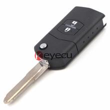 KEYECU-llave remota plegable para coche, 2 botones para Mazda 315MHz con Chip 4D63, Parte # KR55WK43451 2024 - compra barato