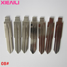 XIEAILI 20Pcs/lot For 08# Blank Remote Uncut Key Blade For Kia Carnival For Toyota Hiace (Side Slot)   S243 2024 - buy cheap