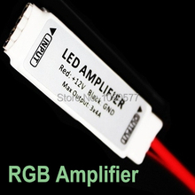Repetidor de Cable de amplificador LED Mini, controlador 12V 12A 144W, amplificador de señal de tira LED para tiras de colores RGB 3528 5050, 10 unidades/lote 2024 - compra barato