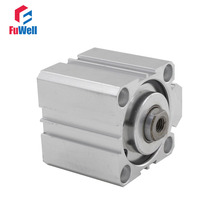 SDA Type Pneumatic Cylinder 63mm Bore 5/10/15/20/25/30/40/50mm Stroke Aluminum Alloy Dual Action SDA Air Cylinder 2024 - buy cheap
