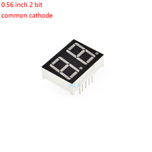 10PCS 0.56inch 7 Segment 2bit Red Digital Tube Common Cathode CC LED Digit Display 0.5inch 0.56 inch 0.56'' 0.56in. TWO 2 bit 2024 - buy cheap
