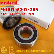 ZOKOL bearing 5202 2RS 3202 2RZ (3056202) Axial Angular Contact Ball Bearing 15*35*15.9mm 2024 - buy cheap