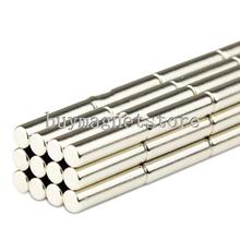 50pcs Super Strong Round Long Cylinder Bar Magnets 5 mm x 20 mm Rare Earth Neodymium N35 ndfeb Neodymium magnets 2024 - buy cheap