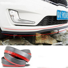 Автомобильный Стайлинг резиновый бампер для губ разветвитель юбка протектор ремешок для Lada Priora Sedan sport Kalina Granta Vesta X-Ray XRay 2024 - купить недорого