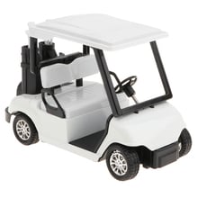 1:20 escala mini liga puxar para trás carrinho de golfe com clubes diecast modelo brinquedo collectibles presente de aniversário-branco 2024 - compre barato