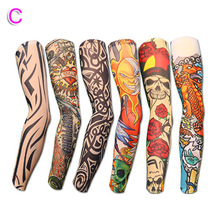 Manga de tatuaje temporal, elástico de nailon, 6/10/20 piezas, suministros de tatuaje para brazo corporal, AIC88 2024 - compra barato