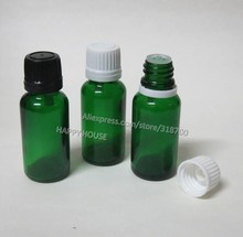 360  x 20ml Green Glass Bottle withTamper Evident Cap,20cc Glass Container, Cosmetic Packaging 2024 - buy cheap