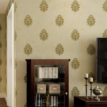 Wellyu-papel tapiz de estilo retro europeo Damasco, no tejido, para dormitorio, sala de estar, Fondo de TV, papel de pared 2024 - compra barato