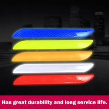 2PCS Universal Car Reflective Sticker Warning Safety Paster Water-Resistant Car Rear Bar Decorative Sticker for Safety Needs 2024 - buy cheap