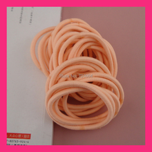 50PCS 4mm Peach Elastic Ponytail Holders hair bands with gluing connection,Elastic Hair Ties,elastic hairbands for braids plaits 2024 - buy cheap