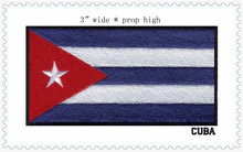 3 "широкие кубинские Вышитые флаги, Детские нашивки, Спартак, Железный на прямоугольной аппликации 2024 - купить недорого