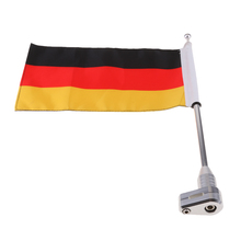 1 Piece Motorcycle Rear Luggage Rack Mount Flagpole Germany Flag For Honda GoldWing GL1500/1800 2024 - buy cheap