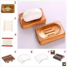Suporte de madeira/bambu para sabão, rack de armazenamento de sabão em metal para banheiro e banho 2024 - compre barato