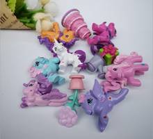 30PCS/lot high quality  pvc little toys, cartoon anime horse puppets 5CM for kids with accessories,hobby collections, girls toys 2024 - buy cheap