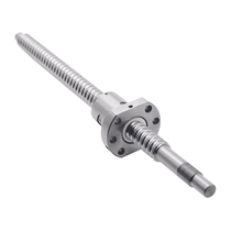Ballscrew SFU2505-200mm 250 300 350 400 450 500 550 mm ball screw with flange single ball nut BK/BF20 end machined CNC parts 2024 - buy cheap