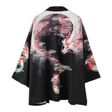 Homens haori yukata japonês kimono cardigan masculino roupas jaqueta mens camisa kimono yukata haori quimono traje samurai 2024 - compre barato