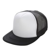 Boné de beisebol liso com aba lisa, chapéu hip hop para mulheres e homens, de malha, com alças, chapéu tipo caminhoneiro, preto, azul, cinza, verde, branco e vermelho 2024 - compre barato