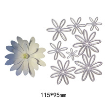 Metal Steel Cutting Dies Flowers Petal Leaf Stencils DIY Scrapbooking Decorative Embossing DIY Paper Cards Photo Album New 2024 - buy cheap