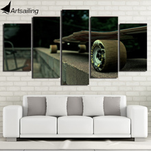HD Printed 5 Piece Canvas Art Long Skateboard Wall Pictures for Living Room Modern Free Shipping Canvas Painting NY-7420C 2024 - buy cheap