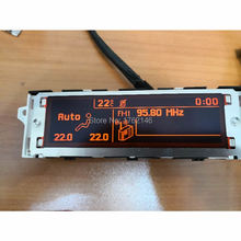 12pin genuíno e original tela lcd relógio, monitor vermelho 12 pinos ar bluetooth para peugeot 407 citroen c5 rd4 2024 - compre barato