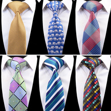 RBOCOTT Новый дизайн Мужская мода клетчатый галстук Классический Полосатый галстук 8 см красный синий коричневый галстук для бизнеса свадебные аксессуары 2024 - купить недорого
