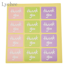 120pcs Thank You Sticker Labels DIY Rectangle Sealing Label Stickers Adhesive Kraft Wedding Birthday Party Decoration 2024 - buy cheap