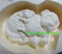 Frete grátis Tiger Modelagem molde sabão molde de silicone bolo fondant de chocolate mold handmade soap mold 2024 - compre barato