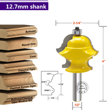 2. 12.7mm, frete grátis cnc fresa de ponta de carboneto sólido, broca de roteador de madeira, várias linhas de faca, fresa de porta 2024 - compre barato