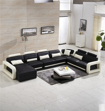 modern sectional sofa with genuine leather 2024 - buy cheap