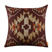 Linkwell 45 x 45 cm clássico estilo étnico africano de almofada serapilheira cobre fronha Home Decor sofá Decor Ikat 2024 - compre barato