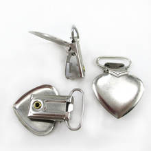 david angie Pacifier Mental Plain Heart Shape Strap Clips Holders 5pcs,DIY Adjustment Clasp Buckles Hooks Accessories,5Yc2853 2024 - buy cheap