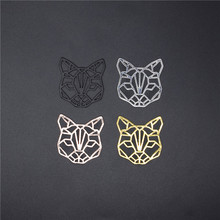 Colgantes de Origami con forma de gato, joyería SIN Cadena, novedad 2024 - compra barato