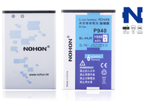 Горячая Распродажа, сменный аккумулятор NOHON для LG P940 3,0 K2, оригинальный мобильный телефон, внутренние батареи, 1500 мАч, розничная посылка 2024 - купить недорого