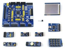 ATMEL AVR Development Board ATmega128A-AU 8-битный RISC AVR ATmega128 Development Board Kit + 9 комплектов аксессуаров = OpenM128 Package A 2024 - купить недорого