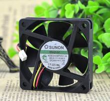 Wholesale original SUNON  KDE2406PHV1-A DC 24V 1.7W 6015 60*60*15mm 3-line mute Cooling fan 2024 - buy cheap