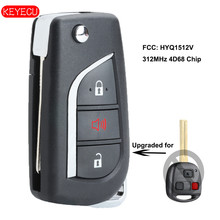 Keyecu-mando a distancia actualizado, llave fob de 3 botones, 312MHZ, Chip 4D68 para Lexus LX470 GX470 RX300 FCC: HYQ1512V 2024 - compra barato