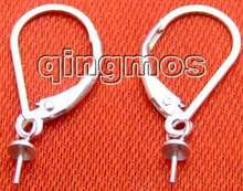 SALE Wholesale 10pairs 10*18mm Stering Silver S925 lever-back Earring FINDINGS -GP81  wholesale/retail Free shipping 2024 - buy cheap