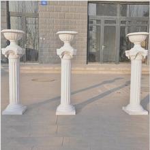 Columnas romanas artificiales huecas de estilo europeo Pilares de plástico blancos camino citados accesorios de boda suministros de decoración para eventos 8 conjuntos 2024 - compra barato