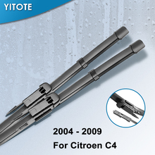 YITOTE-escobillas de limpiaparabrisas para Citroën C4, brazos de lengüeta, 2004, 2005, 2006, 2007, 2008, 2009 2024 - compra barato