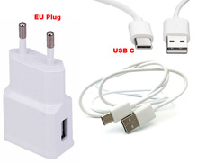 2A EU USB adaptador de cargador de teléfono + tipo C Cable USB para Huawei Mate 20 Lite P10/P10 Plus/P9/P9 más Honor jugar ZTE Axon 9 Pro 2024 - compra barato