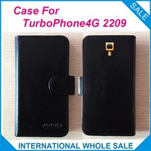 ¡Caliente! Funda 2016 TurboPhone4G 2209, funda exclusiva de cuero de alta calidad de 6 colores para TurboPhone4G 2209 número de seguimiento 2024 - compra barato