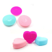 Hot Sale 2PC Silicone Egg Cleaning Glove with Brush Cleaning Mat Makeup Washing Brush Drying Racks Scrubber Tool Cleaner 2024 - buy cheap