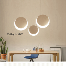 LukLoy Moon Pendant Lights Loft Hanging Light Fixture Kitchen Hanglamp Living Room Bedside Hanging Lamp Living Room Luminaire 2024 - buy cheap