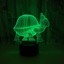 New Tortoise 3d Lamp Touch Led Visual Touch Usb 3d Night Table Lamps For Living Room Lovely cartoon children's toys Desk Lamp 2024 - buy cheap