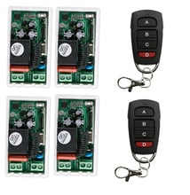 1 ch  RF  wireless remote control switch 220V  easy connection  4* receiver+2* transmitter   simple life 2024 - buy cheap