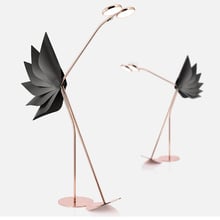 Postmodern led Light Luxury Stand Lamp Simple Villa Model Room Fashion Floor Lamp Flamingo Decorative Floor Lamps For Livingroom 2024 - compre barato