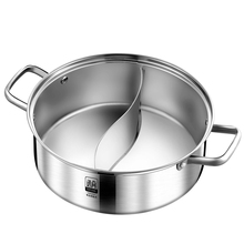 Free shipping Hot pot Fondue Kitchen cooker Special thicken Household Chafing Pot Casserole stainless steel Pot Fondue Soup 2024 - купить недорого